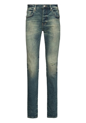Purple Brand low-rise straight-leg jeans - Blue