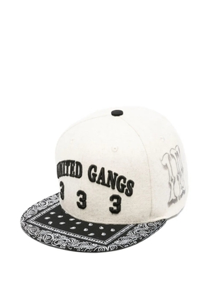 PDF bandana-panel flat cap - Black