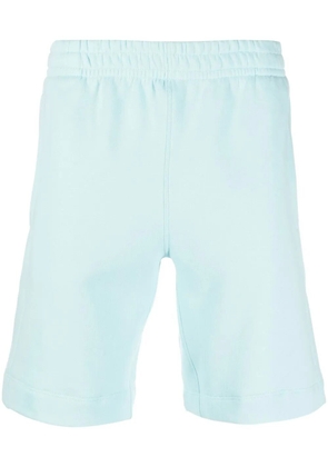 STYLAND mid-rise organic-cotton track shorts - Blue