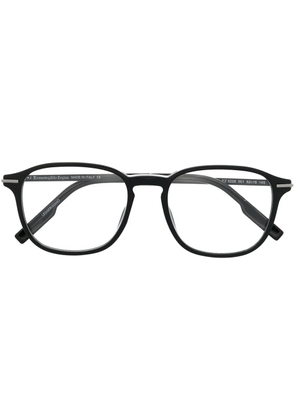 Zegna round-frame glasses - Black