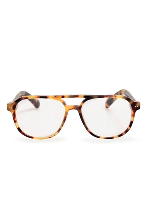 Jacquemus pilot-frame glasses - Brown