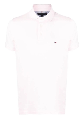 Tommy Hilfiger embroidered-logo polo shirt - Pink