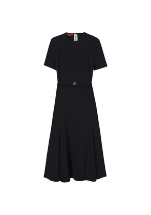 Gucci G belt midi dress - Black