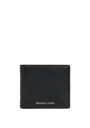 Michael Kors grained-leather bi-fold wallet - Black