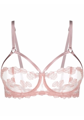 Fleur Of England Valentina Strap Balcony bra - Pink