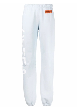 Heron Preston СТИЛЬ-logo track pants - Blue