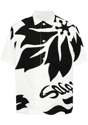 sacai floral-print shirt - White