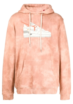 Mostly Heard Rarely Seen 8-Bit tie-dye sneakers hoodie - Pink