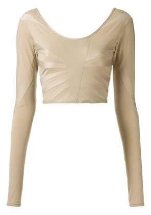 Amir Slama cropped bikini top - Neutrals