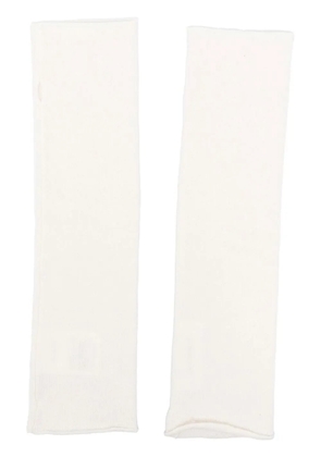 Lisa Yang Aspen cashmere fingerless gloves - White