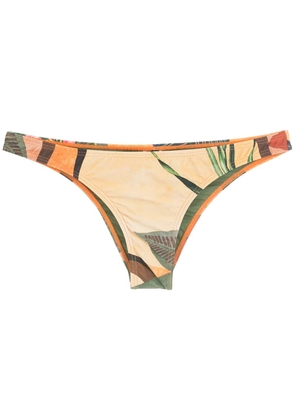 Lygia & Nanny Poipu leaf-print pants - Yellow