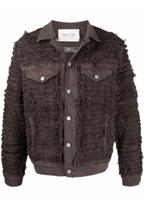 1017 ALYX 9SM embroidered button-down jacket - Brown