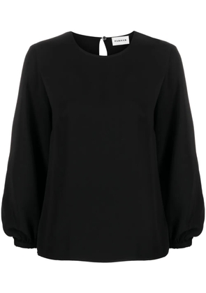 P.A.R.O.S.H. long-sleeve round-neck top - Black