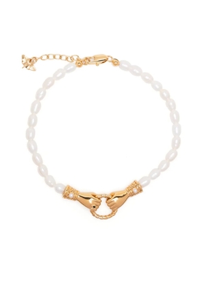 Missoma x Harris Reed In Good Hands bracelet - White