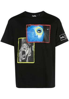 Haculla Overlap Standard graphic T-shirt - Black