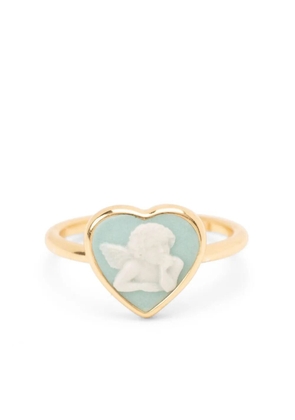 Cameo & Beyond Cherub heart ring - Gold