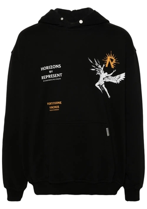 Represent Icarus cotton hoodie - Black