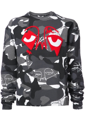 Haculla camouflage print sweatshirt - Grey