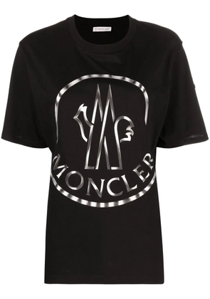Moncler logo-print short-sleeve T-shirt - Black