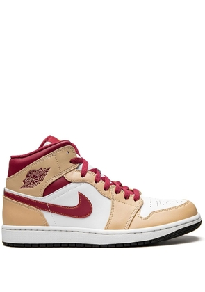 Jordan Air Jordan 1 Mid 'Light Curry' sneakers - White