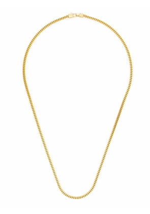 Tom Wood Curb Chain M gold-plated sterling silver necklace