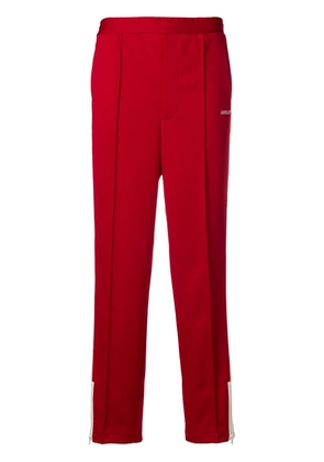 AMBUSH side stripe track trousers - Red