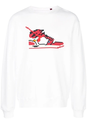 Mostly Heard Rarely Seen 8-Bit Virgil 2 sweatshirt - White