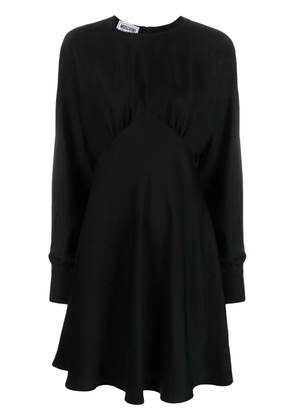 MOSCHINO JEANS satin poet-sleeve midi dress - Black