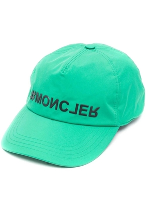 Moncler Grenoble logo-plaque detail baseball cap - Green