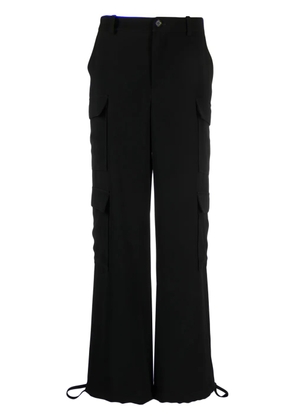 P.A.R.O.S.H. Poker mulit-pocket straight trousers - Black