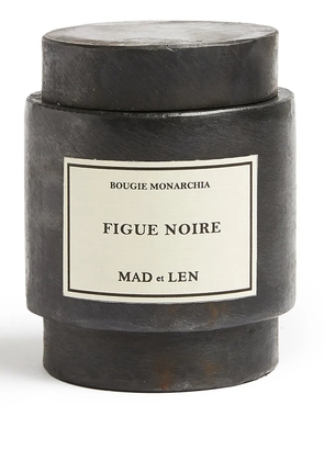 MAD et LEN Monarchia Figue Noire soy wax candle - Black