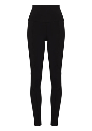 Live The Process Geometric high-rise performance leggings - Black
