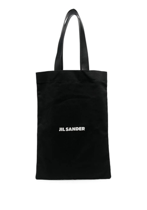 Jil Sander logo-print tote bag - Black