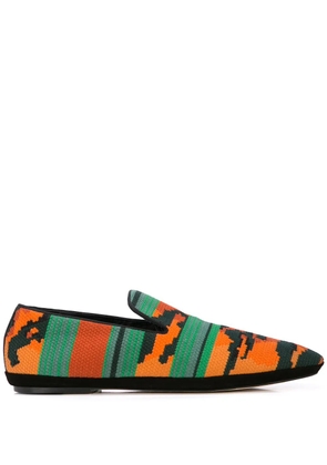 LOEWE Tiger woven slippers - Orange