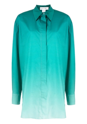 Oscar de la Renta ombré-effect shirt jacket - Green
