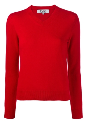Comme Des Garçons Play classic knit sweater - Red