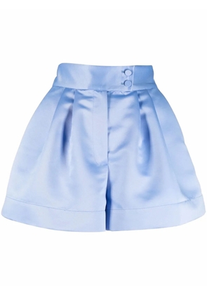 STYLAND satin tailored shorts - Blue