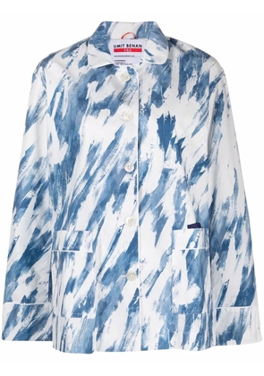 F.R.S For Restless Sleepers graphic-print pajama shirt - Blue