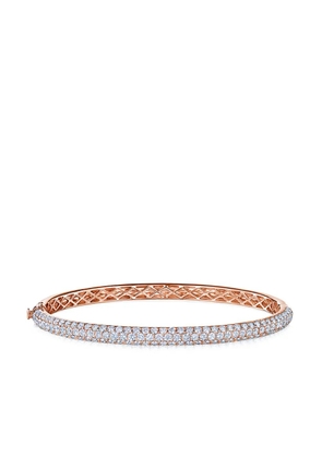 KWIAT 18kt rose gold diamond Moonlight medium bangle - Pink