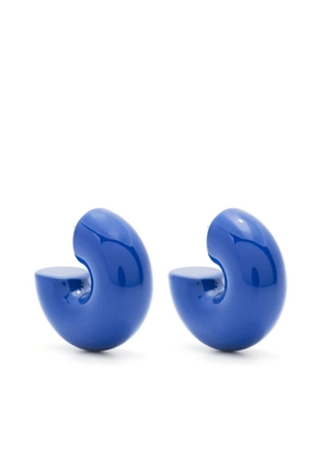 Uncommon Matters Beam circular polished earrings - Blue