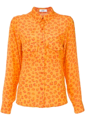 Amir Slama leopard print shirt - Orange