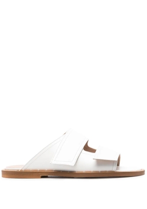 Scarosso Karen leather sandals - White