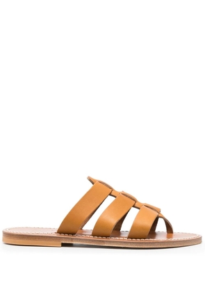 K. Jacques Dolan flat sandals - Brown