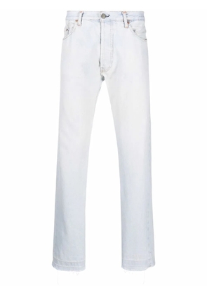 GALLERY DEPT. frayed hem straight-leg denim jeans - Blue