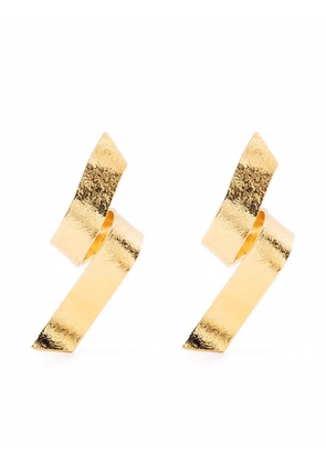 Wouters & Hendrix Swirl twist-detail earrings - Gold