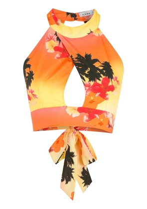 Amir Slama halter neck blouse - Multicolour