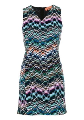 Missoni interwoven-design mini dress - Green
