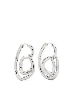 Charlotte Chesnais Lasso sterling silver earrings