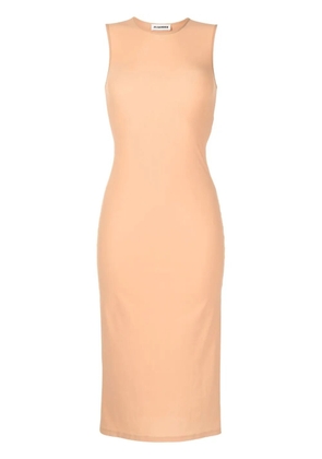 Jil Sander round neck sleeveless maxi dress - Neutrals