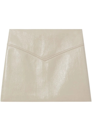 Proenza Schouler White Label vinyl mini skirt